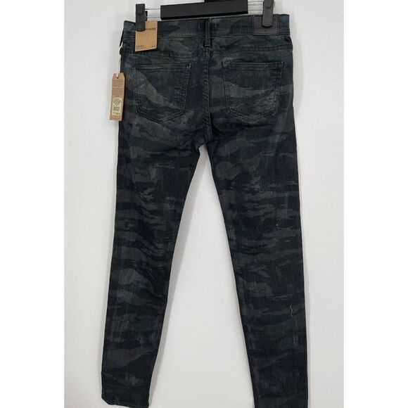 True Religion Women's Casey Super Skinny Jean in Tiger Camo Sz 24 $228 - Picture 6 of 8